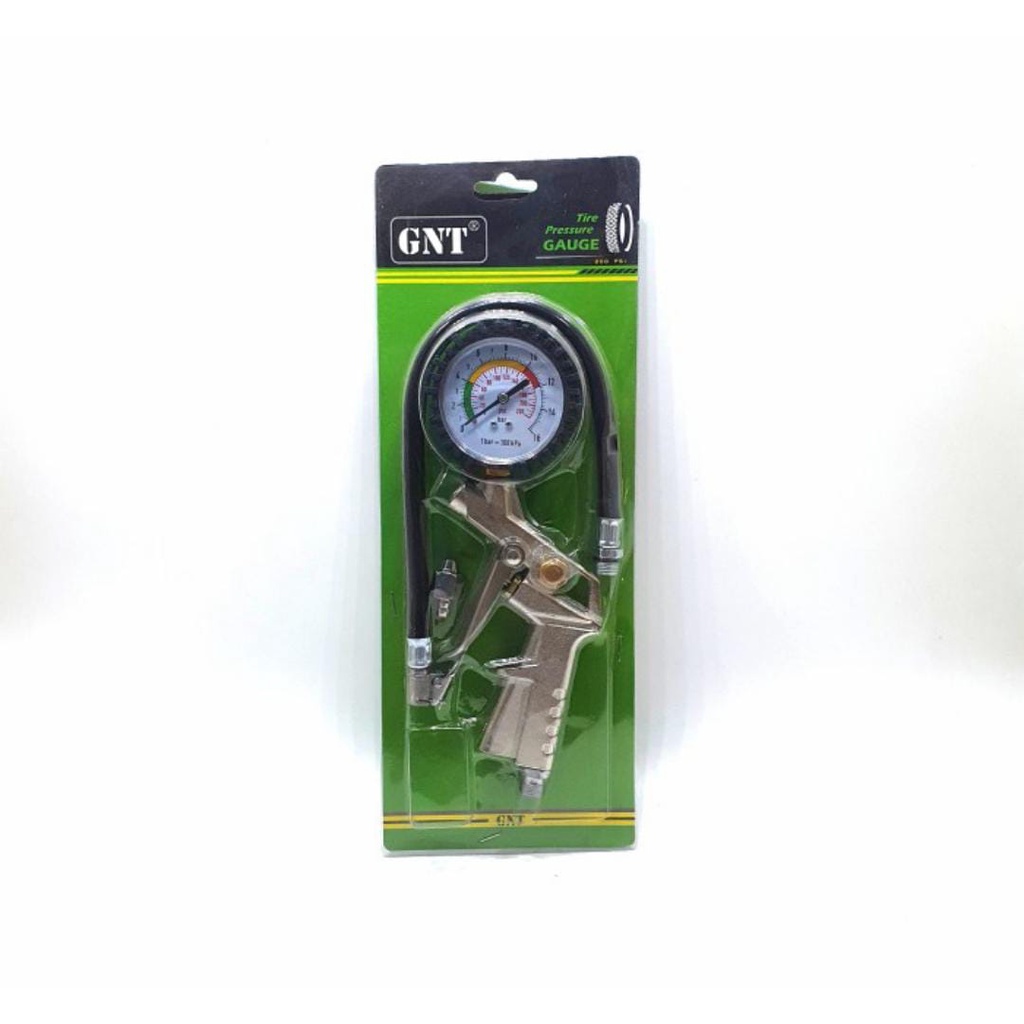 NEW Tire Inflator Air Pressure Gun Isi Ukur Tekanan Angin 3 in 1 Tire Gauge Kit Alat Pengisi Ukur Tekanan Buang Angin Ban