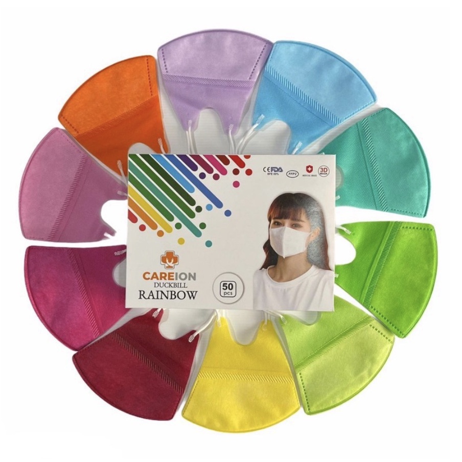 MASKER DUCKBILL 3ply PER PACK EARLOOP WARNA HARGA GROSIR TERMURAH