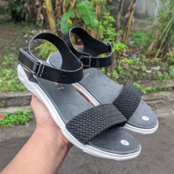 SANDAL PEREMPUAN KOREA TALI BELAKANG SARA  JENIE NCT SENDAL WANITA NEVADA TERBARU - 76372