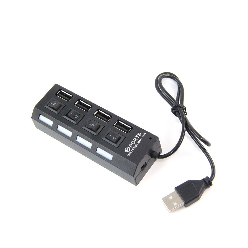 USB HUB 4 PORT ON/OFF 2.0