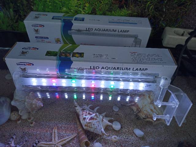 Lampu SAKKAI PRO P-600LED Crystal 20watt 3X Mode Ganti warna Body transparan