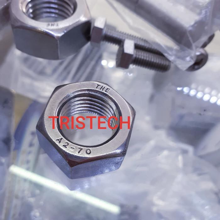 Stock Terbatas Mur Stainless 14 mm nut 14mm stainless steel original not fisch hilti Global Tools