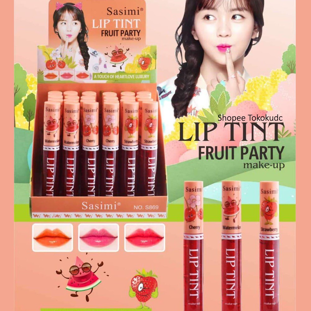 FRUIT LIP TINT FRUIT PARTY LIPTINT BY SASIMI