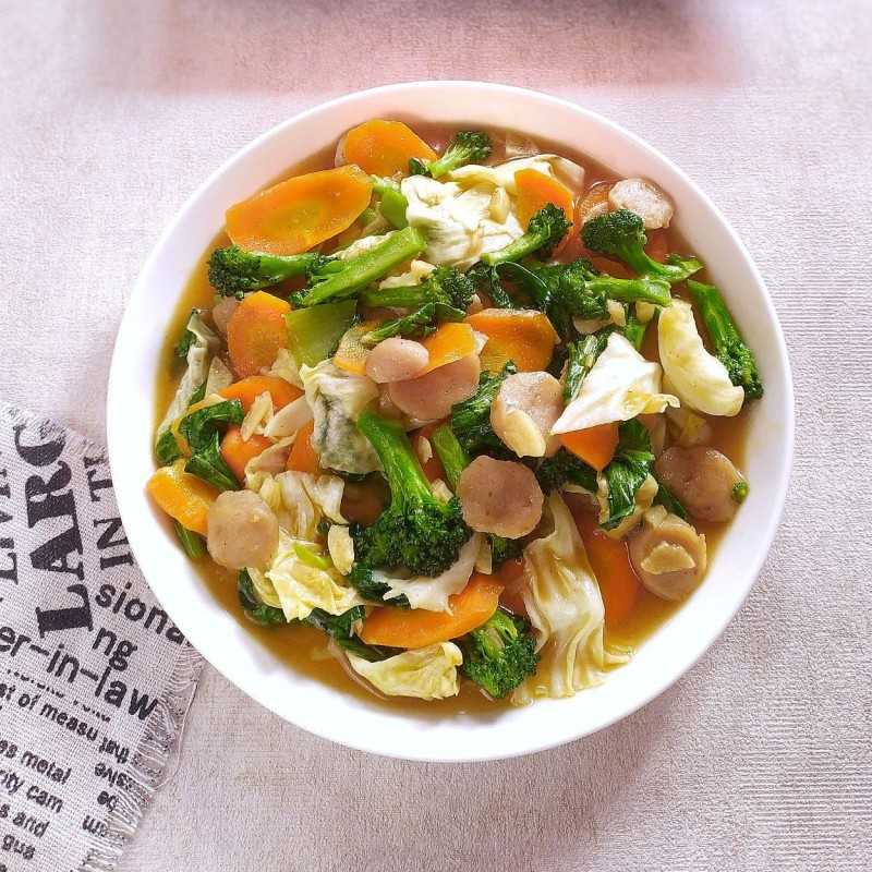 Capcay kuah ayam