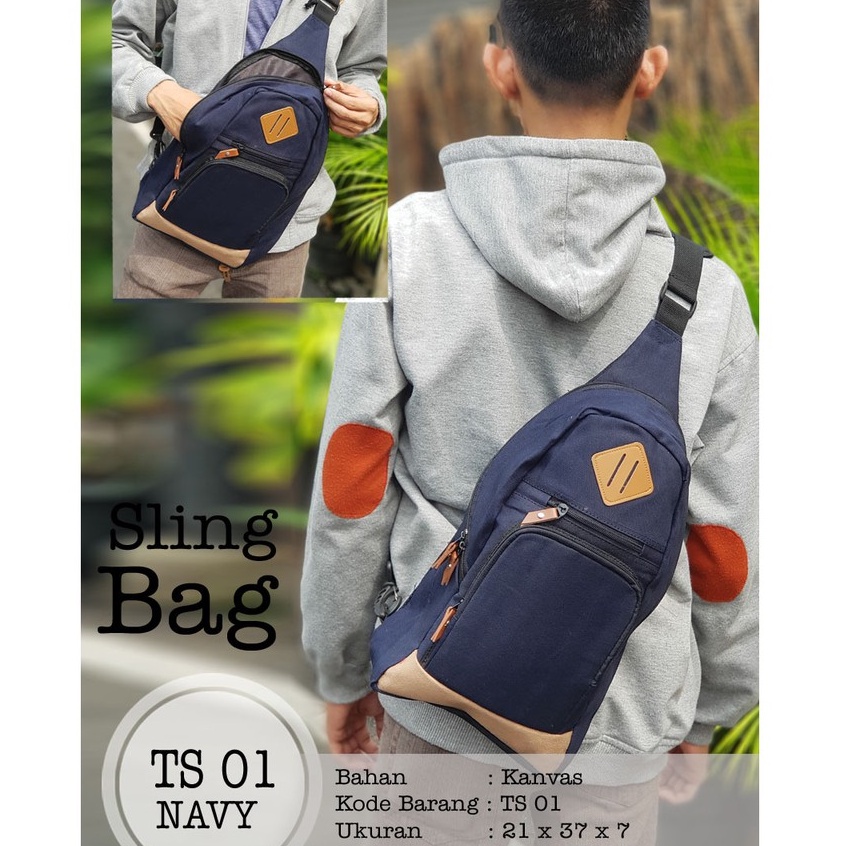 TAS SLEMPANG PRIA MODEL SEKARANG / TAS SEKOLAH / TAS ANAK