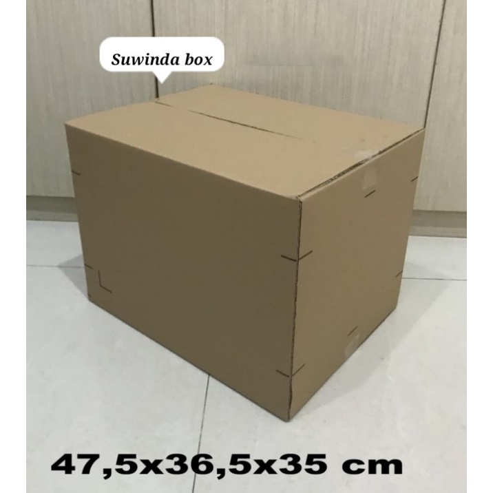

Kardus Besar uk 47,5x36,5x35 cm untuk pindahan dll, code x18