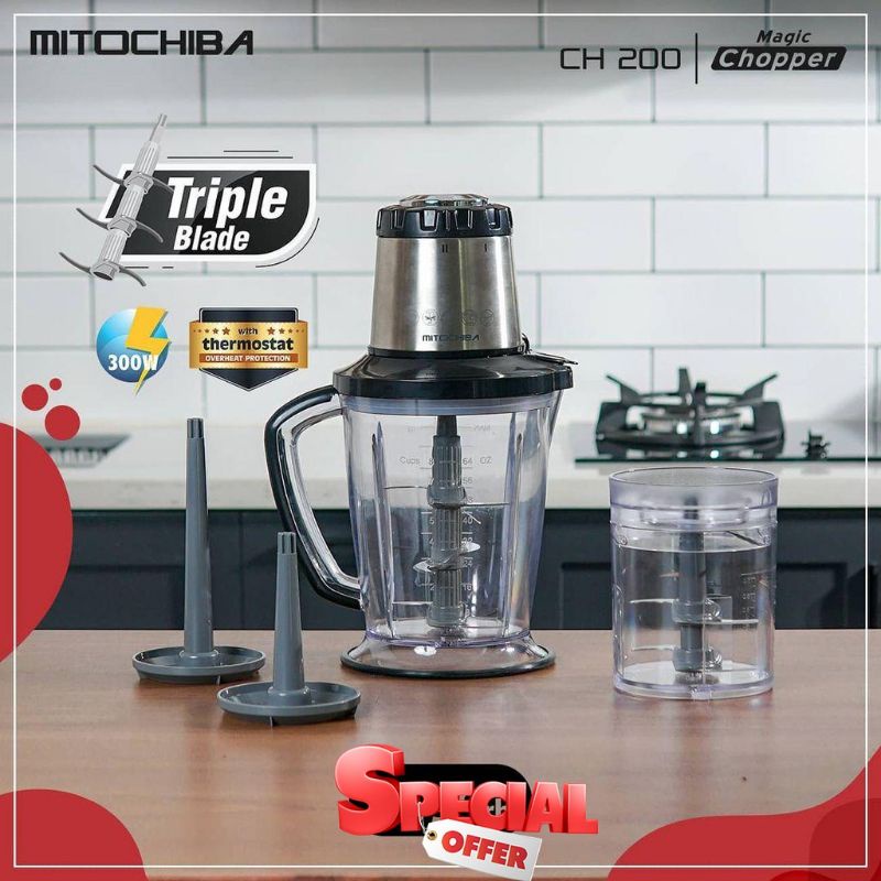 MITO MITOCHIBA CH200 CH 200 CH-200 CHOPPER BLENDER DAGING MAGIC COPPER CH100 CH 100
