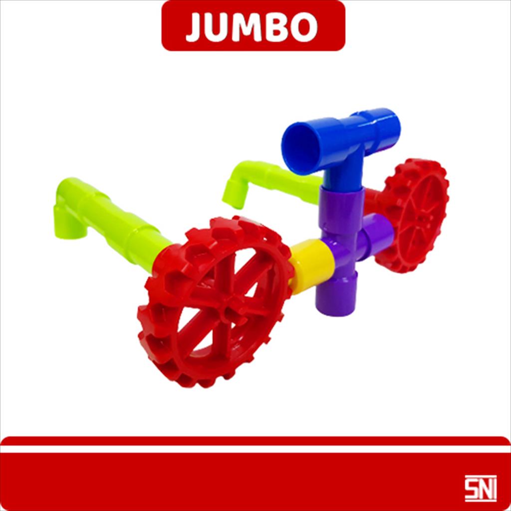 Mainan Anak Edukasi Blok Pipa Jumbo/Education Toys Block Pipa Jumbo