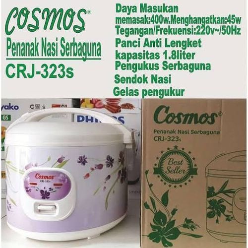 Rice Cooker COSMOS Non Stick CRJ-323S - 1.8L