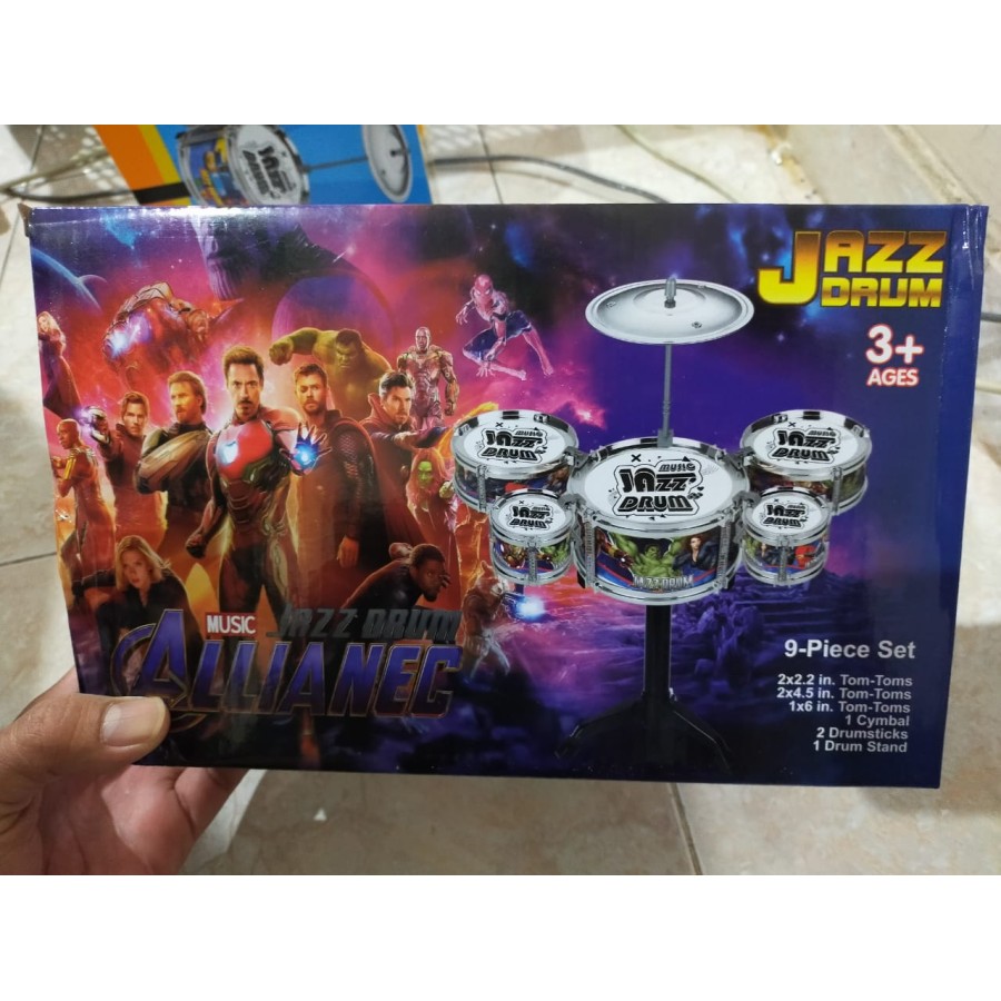 Mainan Anak JAZZ DRUM MAINAN ANAK DRUM SET MURAH MERIAH