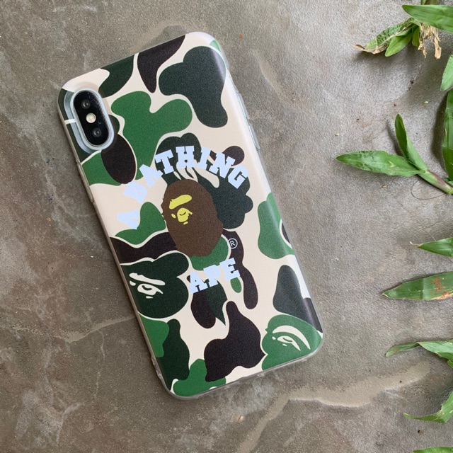 Casing BATHING AAPE hypebeast hype softcase custom iphonex iphone11 samsung oppo xiaomi vivo Realme