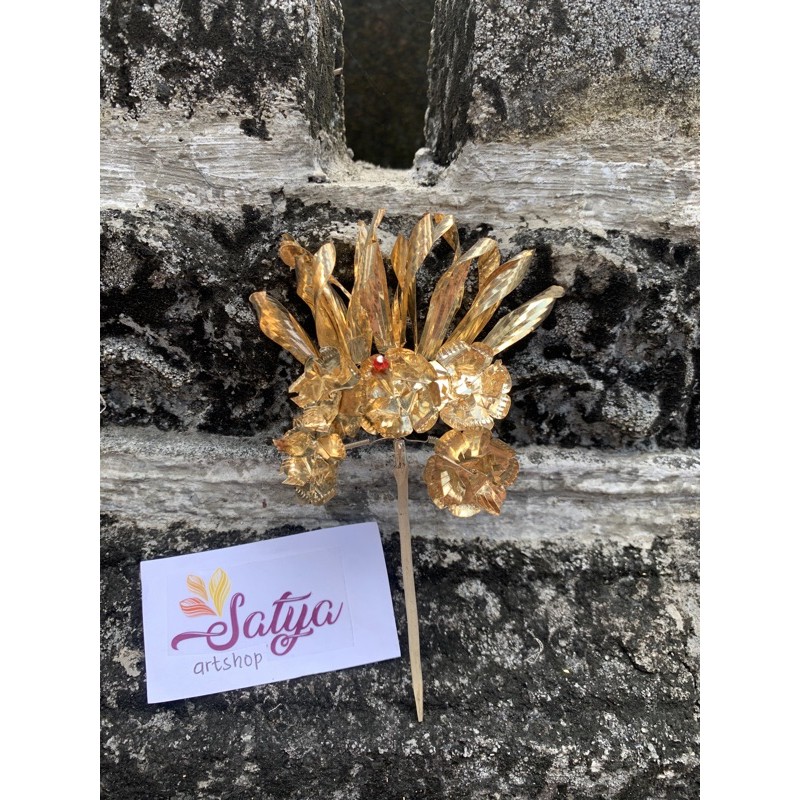 SATYARTSHOP | Cucuk emas mawar dan cempaka / sirkam emas / cucuk emas C