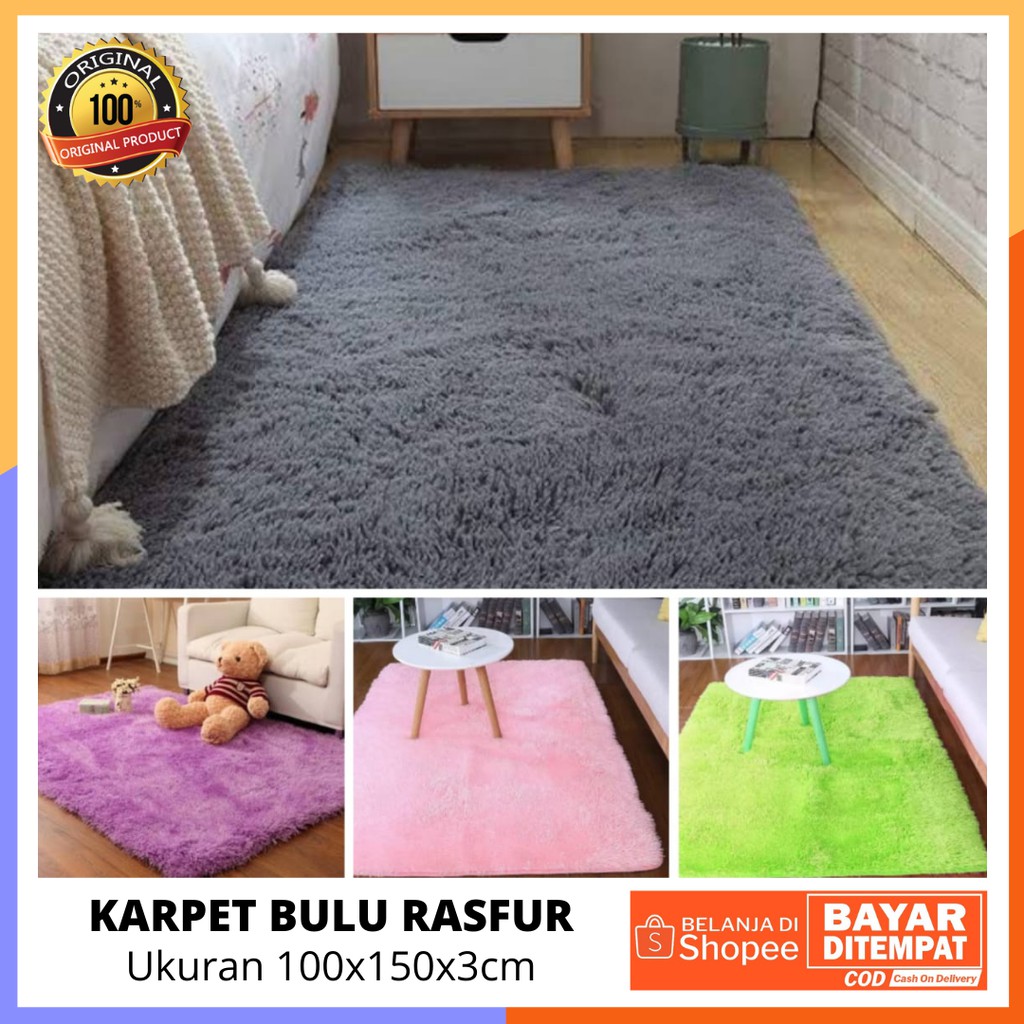 KARPET BULU/KARPET LANTAI 100x150x3cm