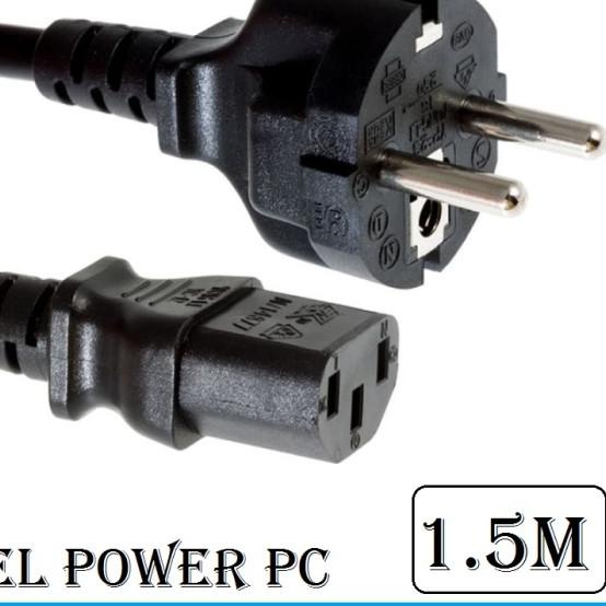 ➵ Kabel Power PC / CPU 1.5M - Bengkok ➼