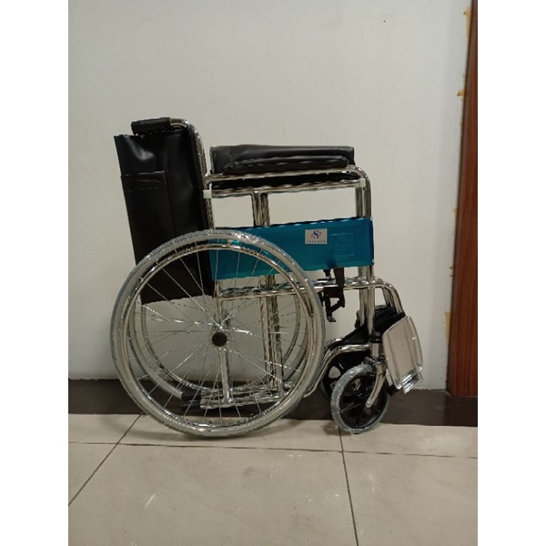 KURSI RODA JARI JARI STAINLESS(BESI PUTIH) SELLACO 809