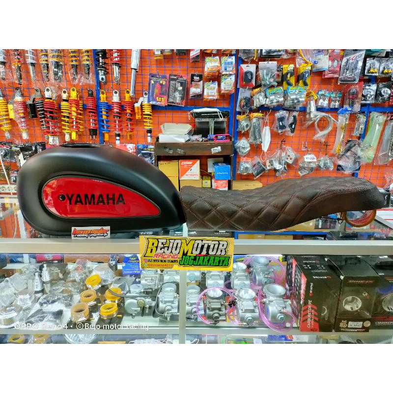 TANGKI JAPSTYLE VIXION INJEKSI PLUS JOK KULIT MODEL XSR