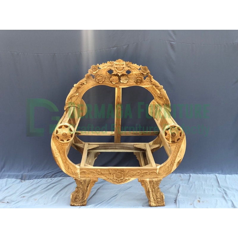 KURSI FLAMBOYAN KAYU JATI KURSI TAMU KURSI TERAS KURSI PELAMINAN DEKORASI DERMAGA FURNITURE JEPARA