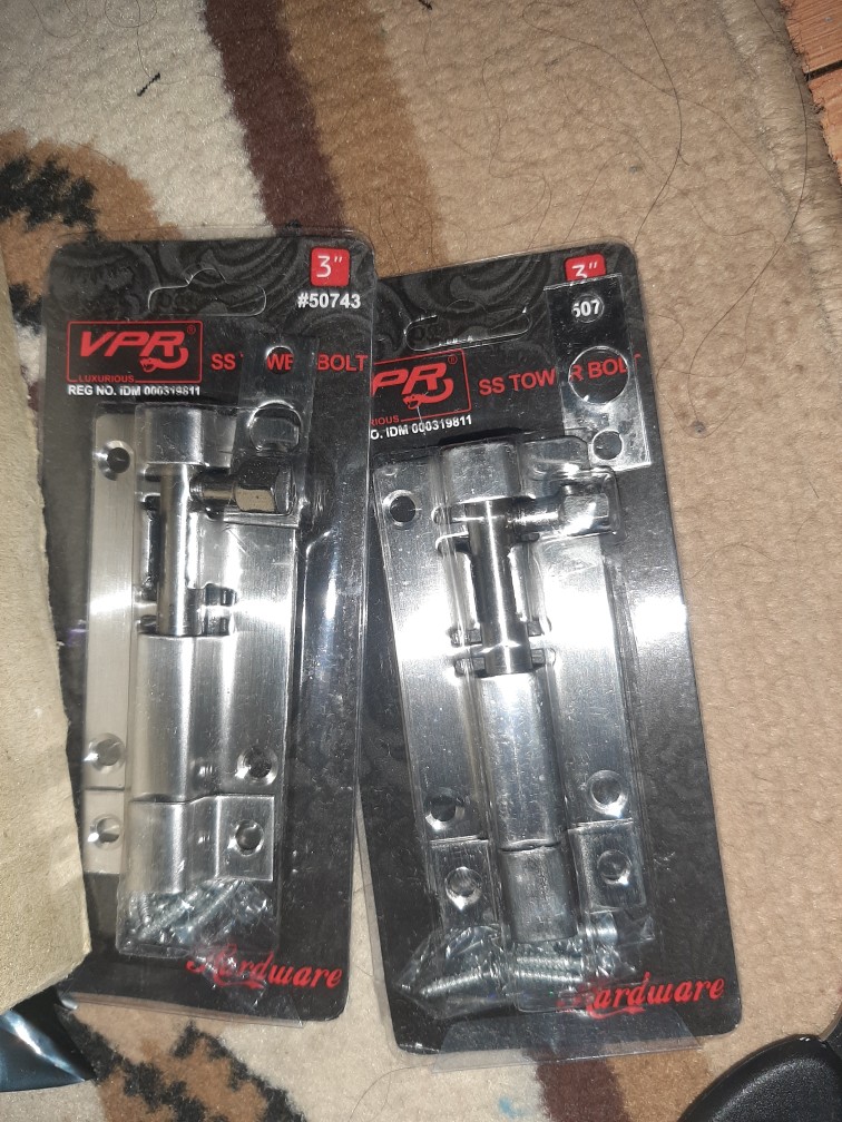 Grendel Slot Pengunci Pintu Jendela Stainless Stenlis 3 Inch