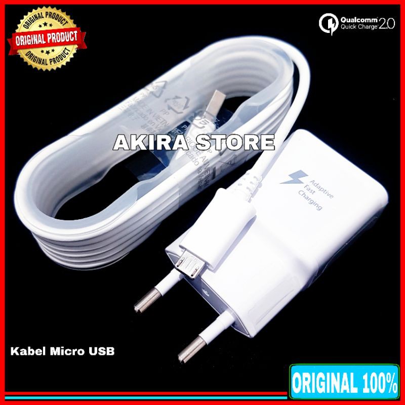 Charger Samsung Galaxy Note4 S6 Original 100% Fast Charging Micro USB