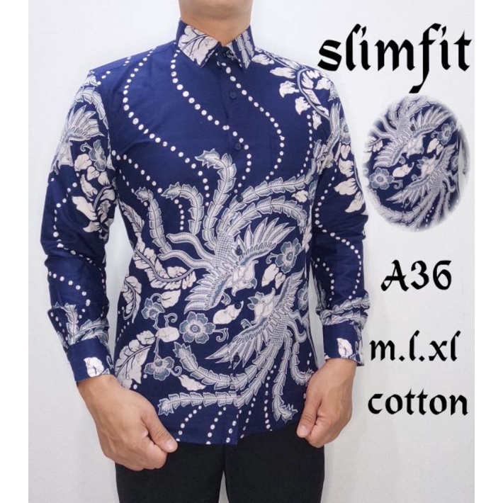 VIO ROLDAN Kemeja Batik Slimfit Modern Kemeja Kerja Kemeja Casual Kemeja Katun Kemeja Pria