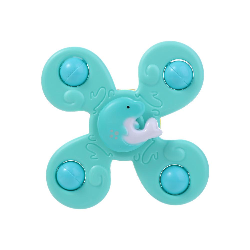 Lanfy Mainan Mandi Spin Top Bayi Lucu 2sampai4 Tahun Edukasi Anak Permainan Bayi Spinning Top Gyroscope Boy Children Bathing Sucker Spinner