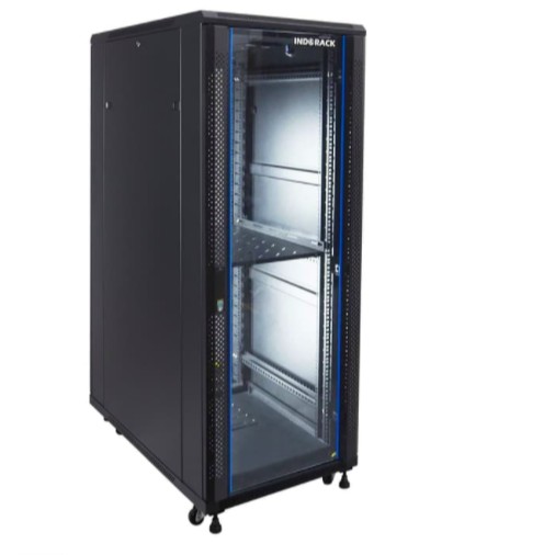 IR11532G - 32U Close Rack Depth 1150mm Glass Door 19&quot; - INDORACK