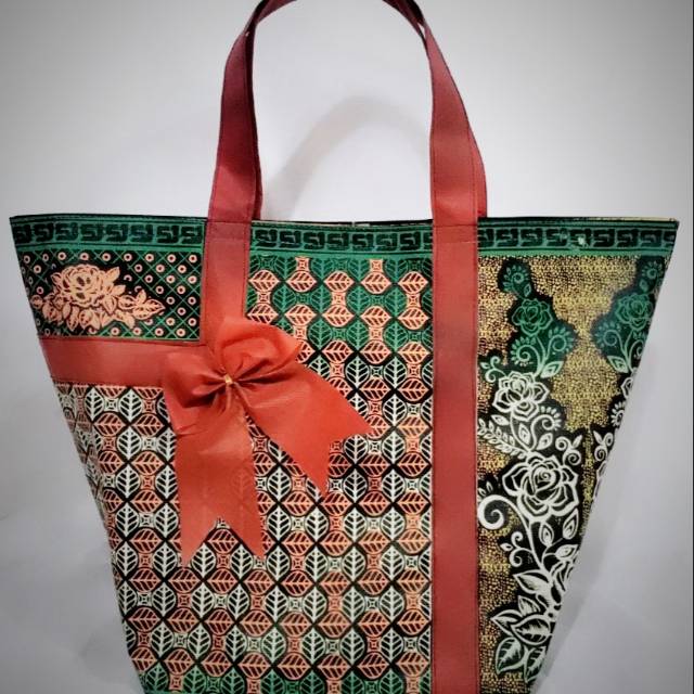 

Tas hajatan batik mewah elegan pita 22