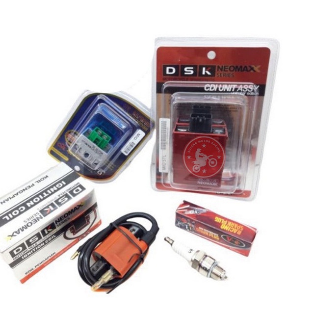 PAKET UPGRADE CDI KOIL KIPROK BUSI RACING JUPITER Z VEGA R NEW MIO SPORTY JUPITER Z BURHAN 5TP Bisa 