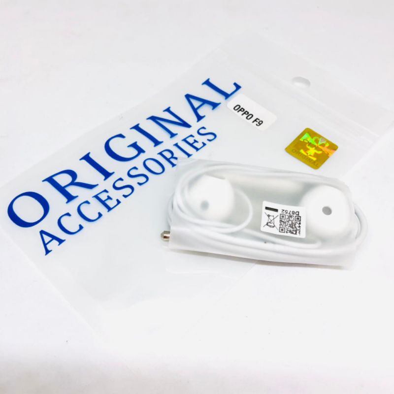 Headset Oppo Original Candy Pack Handsfree Oppo Cabutan Earphone OPPO Packing Candy Plastik Original