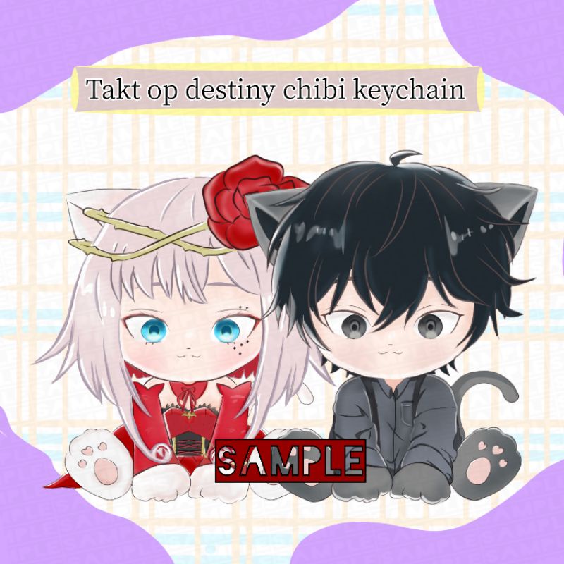 Keychain Takt op destiny / takt op destiny gantungan HP