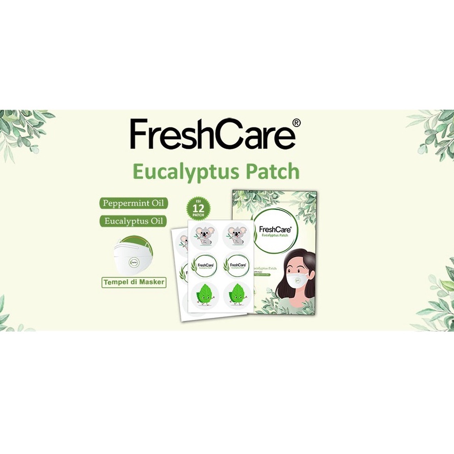 Freshcare Eucalyptus Patch isi 12 Sticker Masker