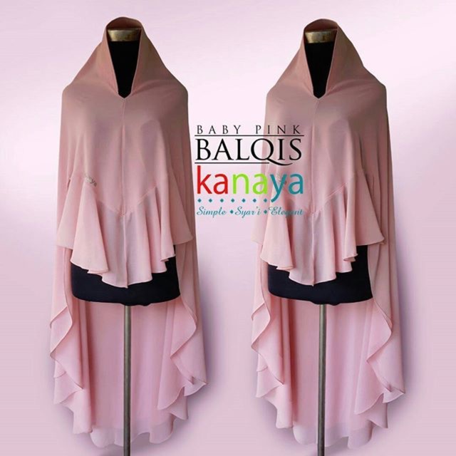 KHIMAR KANAYA - BALQIS BABY PINK