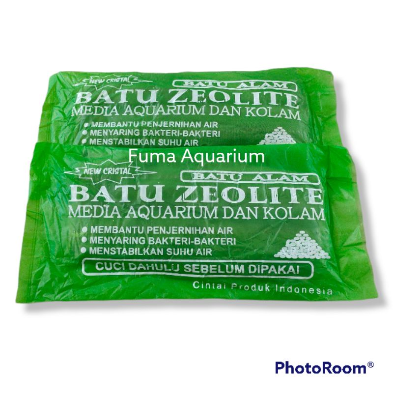 ZEOLITE MEDIA FILTER AQUARIUM DAN KOLAM panjang 30cm CROWN 58/CRYSTAL