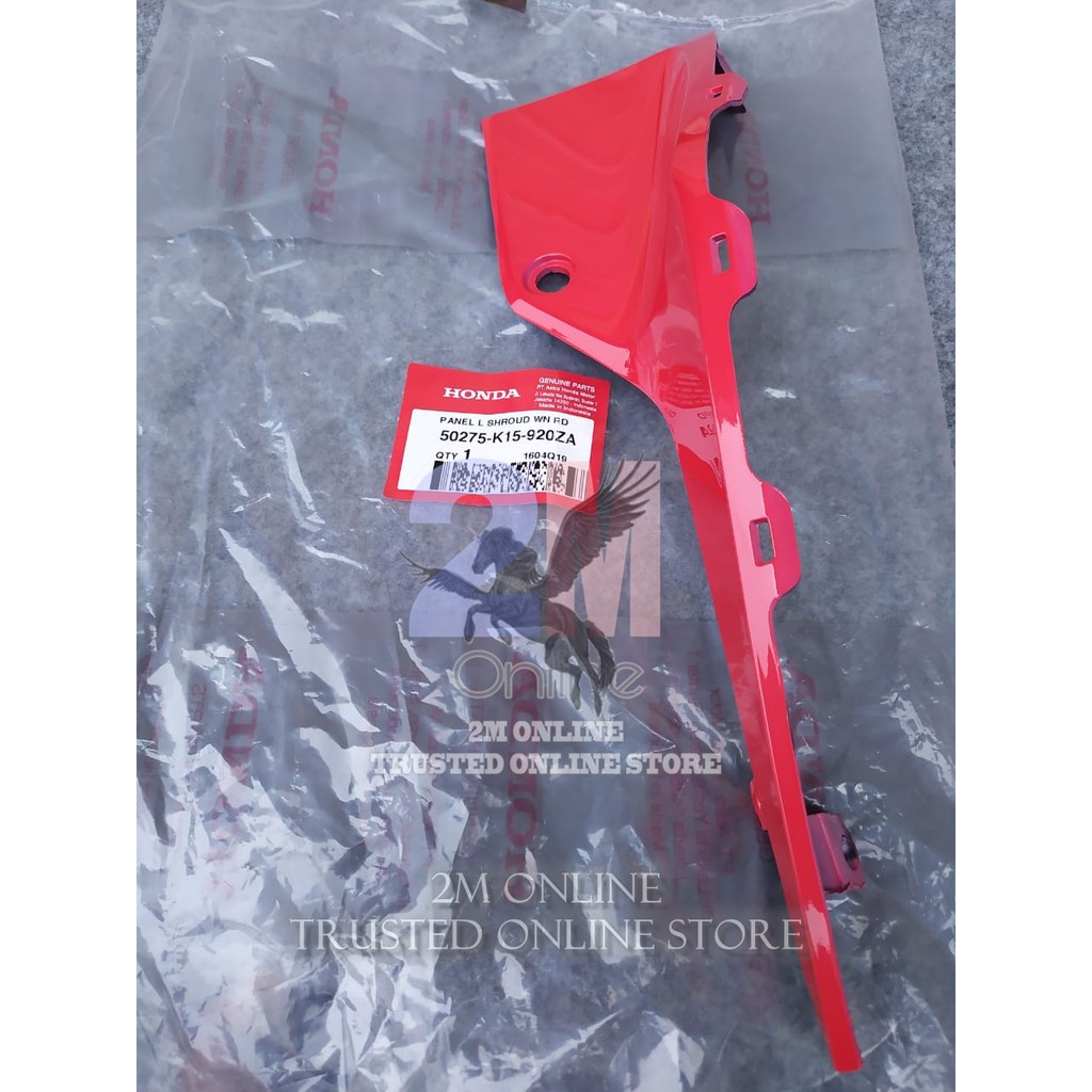 2m PANEL L SHROUD CB150R LED ORI AHM 50275-K15-920ZA