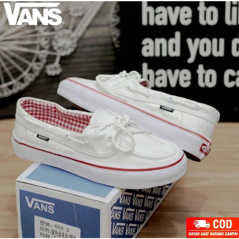 VANS Zapato Sepatu Semi Slip On Wanita