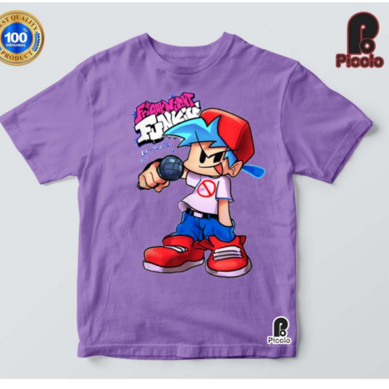 BAJU KAOS ANAK GAMES FNF  BAHAN PREMIUM DISTRO