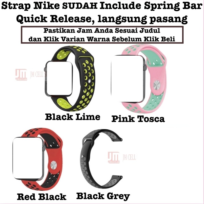 Tali Jam Sport Nike Strap Untuk TicWatch C2 Rose Gold