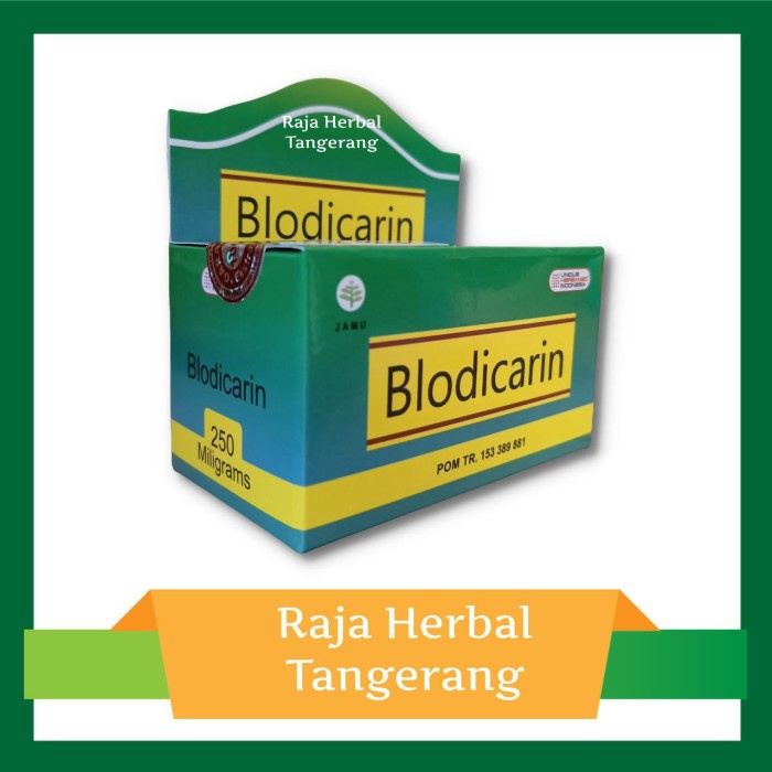 

BLODICARIN HERBAMED Obat Herbal Alergi Gatal Eksim 50 kapsul