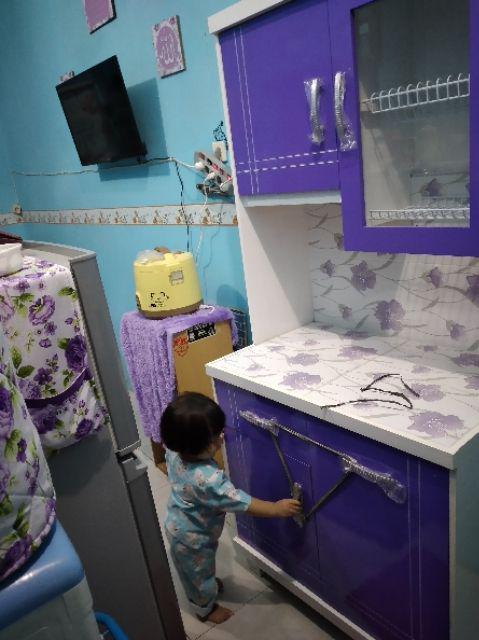 Lemari Dapur 2 Pintu Minimalis Eksklusif  (ketebalan Bahan Full 15mm)