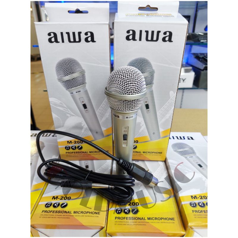 MIC AIWA KABEL AW M-200 MIC KABEL AIWA BERKUALITAS