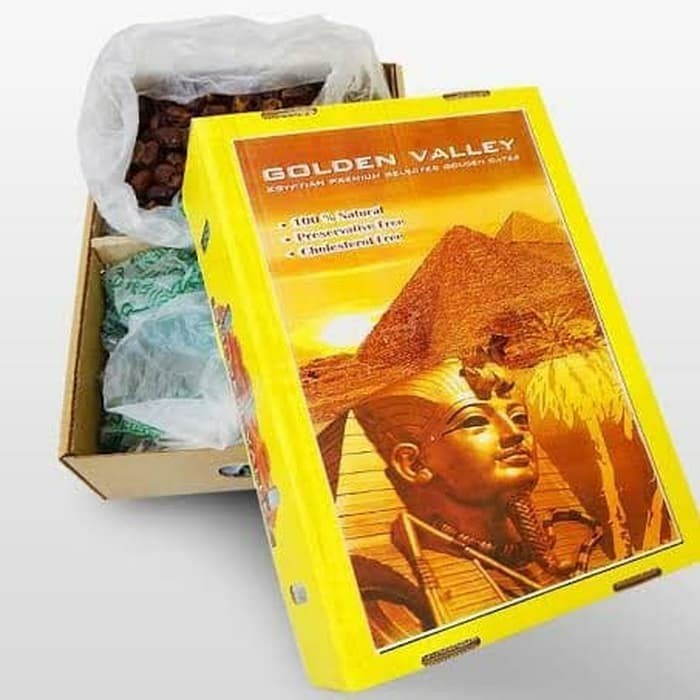 

Kurma Mesir Madu Golden Valley Egyptian Dates 250 gr EXP 2025 Kemasan Food Grade