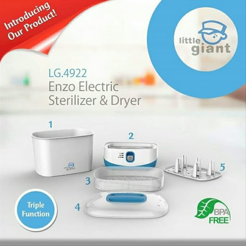 ELEK45 LITTLE GIANT LG4922 ENZO ELECTRIC STERILIZER &amp; DRYER / STERIL DAN PENGERING