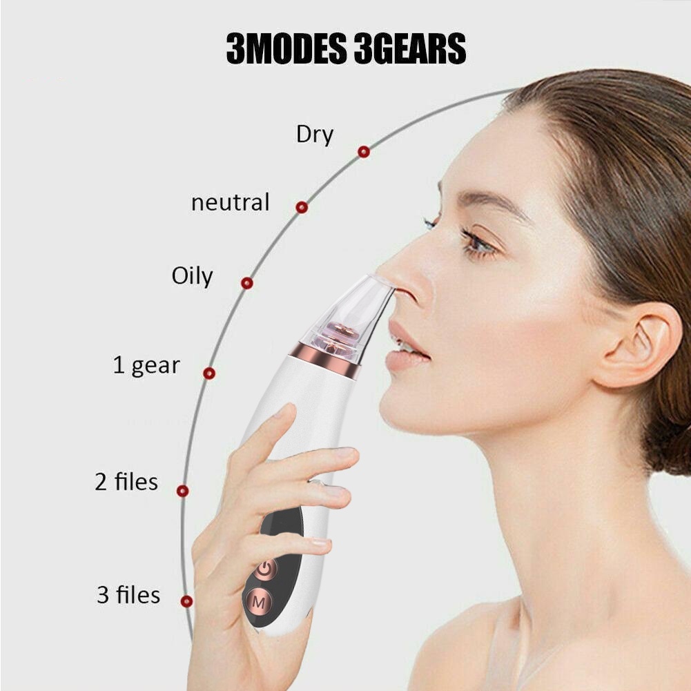 Electric Blackhead Remover Vacuum Tool Skin Care Beauty Tools Nose Face Deep Pore Cleaner USB Face Clean Pore Vacuum Face Beauty Skin Care Tool