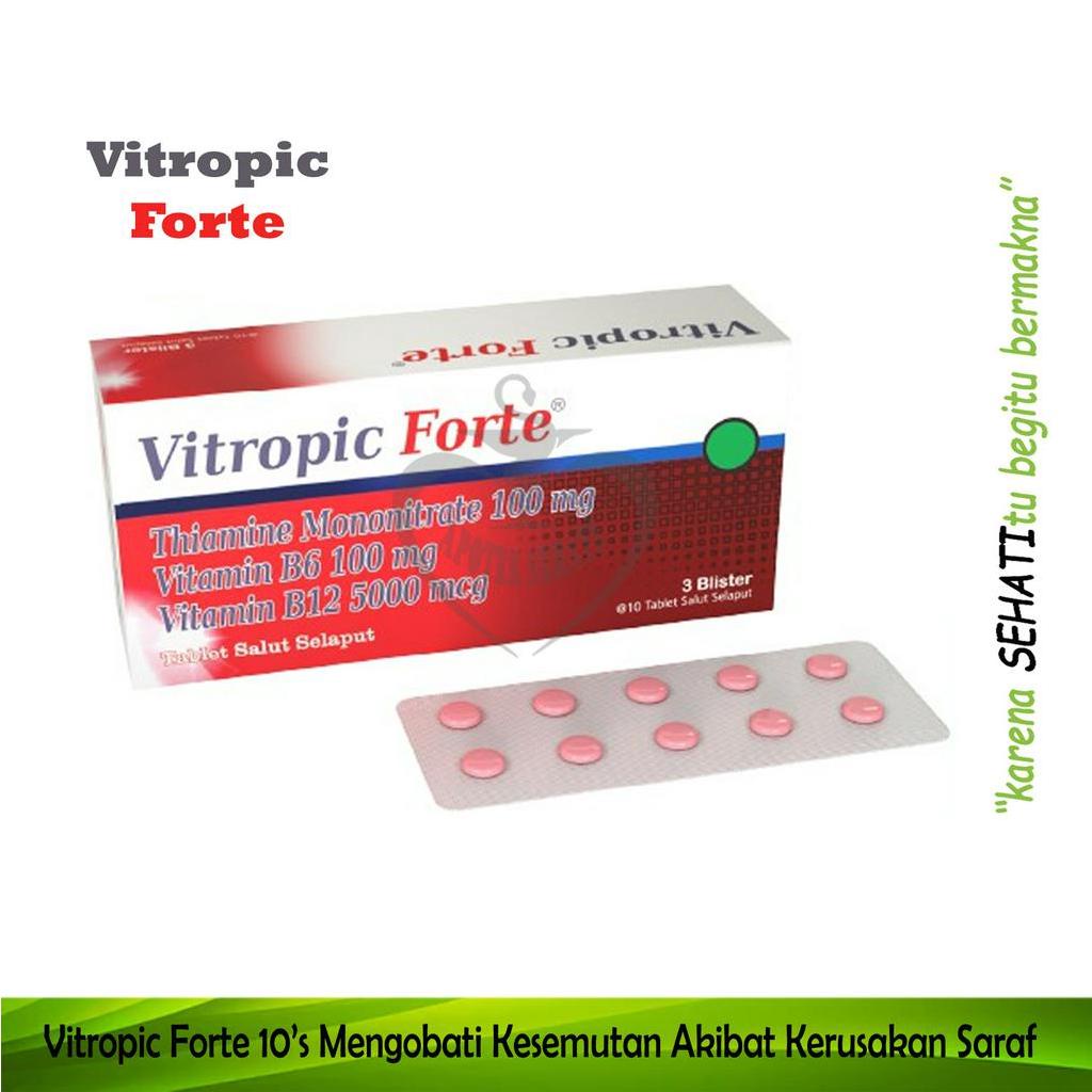 Vitropic Forte Multivitamin Kesehatan Sistem Saraf Mengatasi Kesemutan