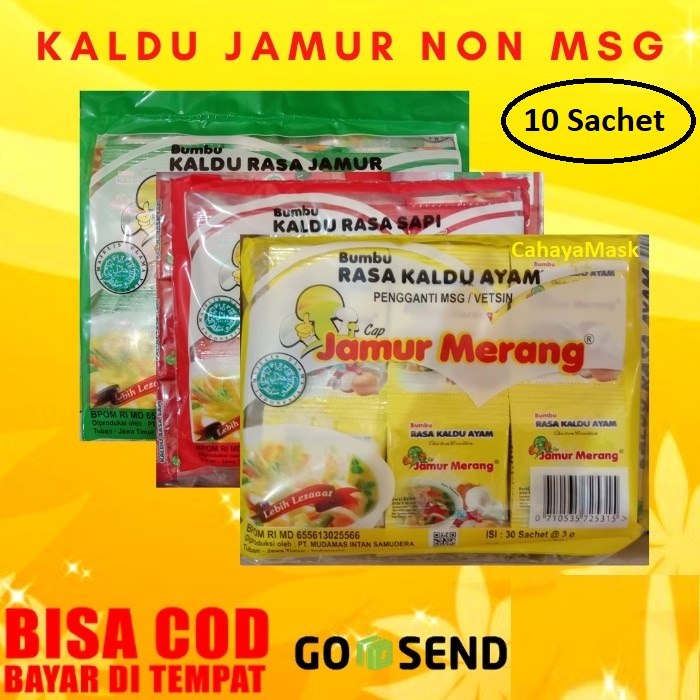 

kaldu jamur merang 10pcs Sachet