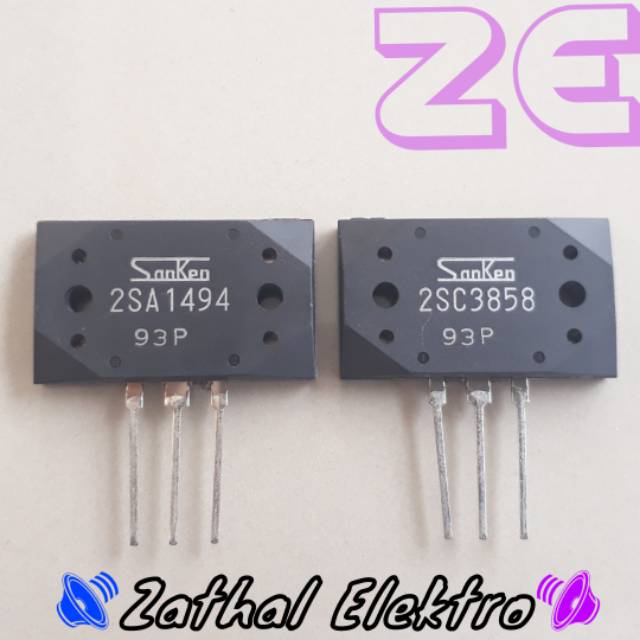 Transistor SANKEN 2SC 3858 dan 2SA 1494 Original  2SC3858 2SA1494