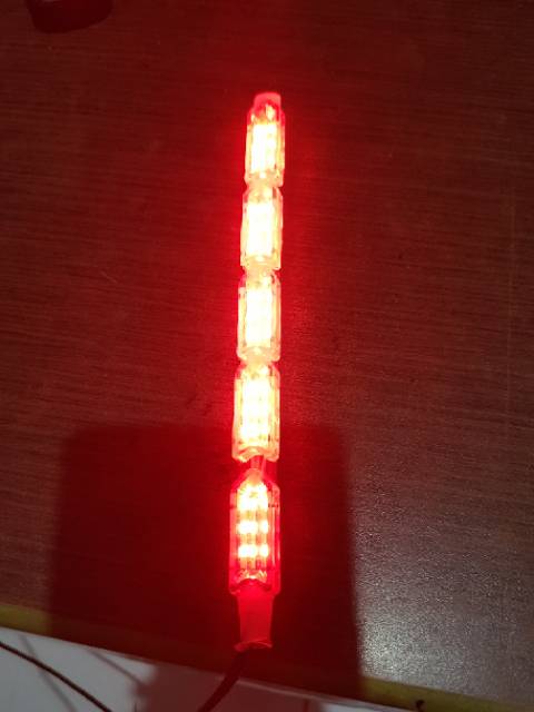 Lampu Alis crystal Sen Motor 2 warna sen kuning running