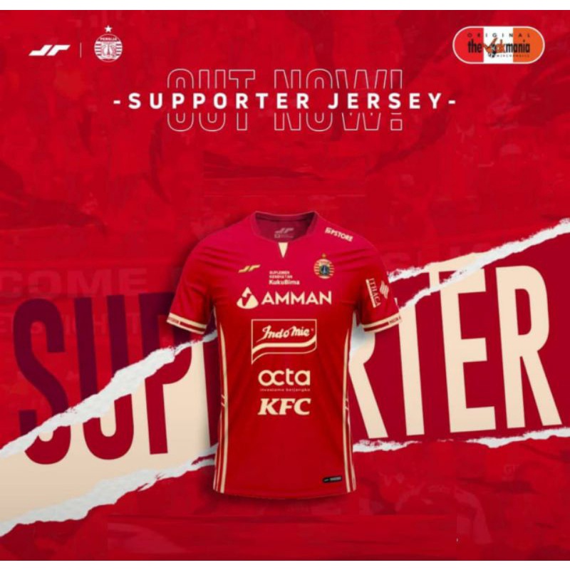 Jersey Original Official Persija Supporter Version 2022/2023