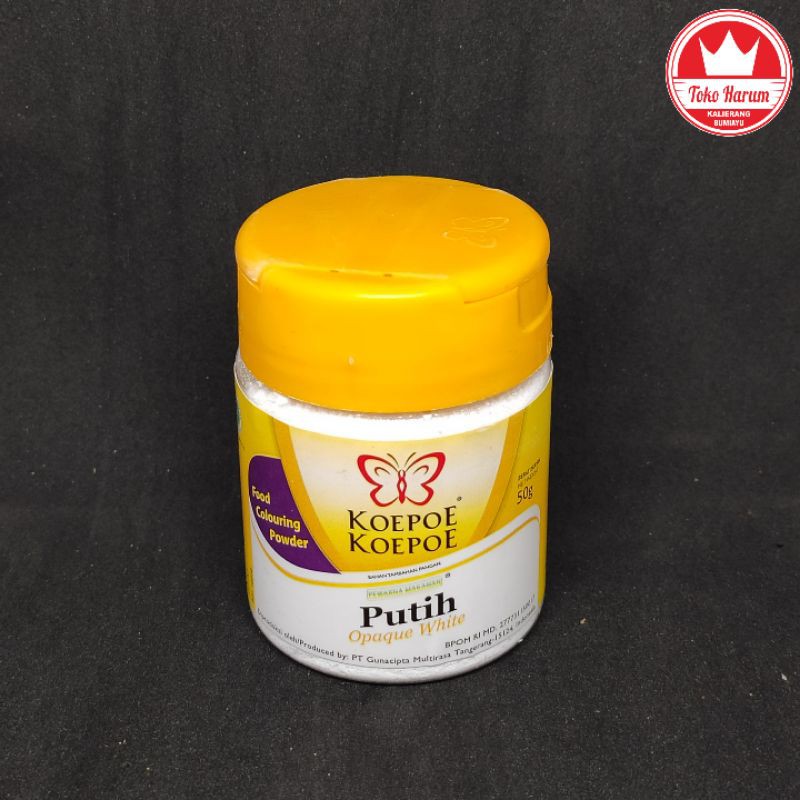 

PEMUTIH MAKANAN KOEPOE KOEPOE 50 Gram [Harum Snack Official]