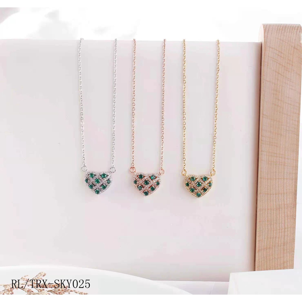 Kalung Titanium Permata Perhiasan Fashion 025/026